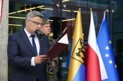 Uroczystość nadania imienia dworcowi w Katowicach /fot. A. Kucharzewska/