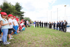 Zdjęcia z tegorocznej edycji akcji „Kręci mnie bezpieczeństwo... nad wodą” na zbiorniku Dziećkowice w Chełmie Śląskim /fot. A. Karendał/