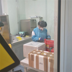 Laboratoriów Narodowego Instytutu Onkologii im. Marii Skłodowskiej-Curie w Gliwicach /fot. WSSE w Katowicach/