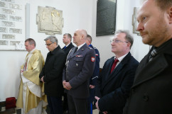Uczestnicy mszy świętej