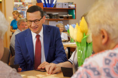 Zdjęcia z wizyty premiera Matusza Morawieckiego w Rudzie Śląskiej i Katowicach /fot. A. Kucharzewska, A. Karednał/