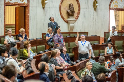 Spotkanie Wojewody z uczestnikami / Fot. ŚUW
