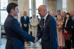 Uroczystość wręczenia odznaczeń w Śląskim Urzędzie Wojewódzkim
