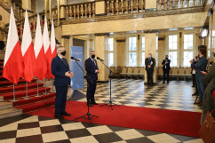Konferencja prasowa dot. kolejnego okresu zasiłkowego programu 500+ /fot. A. Księżnik/