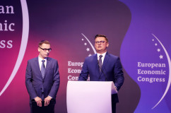 Zdjęcia z pierwszego dnia Europejskiego Kongresu Gospodarczego z udziałem wojewody śląskiego /fot. Anna Karendał/