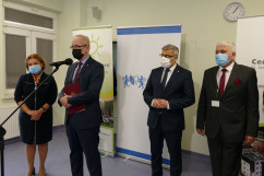 Wizyta Ministra Zdrowia w Sosnowcu - konferencja prasowa /fot. A. Kucharzewska/