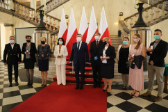 Wręczenie odznaczeń państwowym pracownikom służby zdrowia /fot. A. Księżnik/