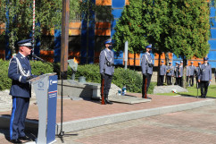 Przemawia komendant główny Policji/fot. I. Matuszewska