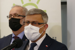 Wizyta Ministra Zdrowia w Sosnowcu - konferencja prasowa /fot. A. Kucharzewska/