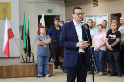 Wizyta premiera Mateusza Morawieckiego w Bytomiu /fot. A. Księżnik/