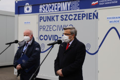 Briefing dot. majówkowej akcji szczepień /fot. I. Matuszewska/