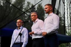 Organizatorzy na scenie