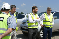 Galeria zdjęć ze spotkania i wizyty na placu budowy zbiornika przeciwpowodziowego Racibórz Dolny /fot. A. Kucharzewska/