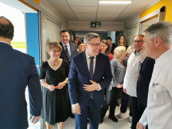 Otwarcie zmodernizowanych oddziałów Uniwersyteckiego Centrum Klinicznego im. prof. K. Gibińskiego Śląskiego Uniwersytetu Medycznego w Katowicach /fot. M. Targoś/