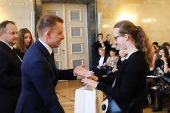 Galeria zdjęć z finału konkursu „Pocztówka na sto lat – moja Niepodległa” oraz wernisażu prac /fot. Anna Karendał/