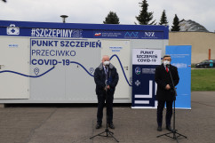 Briefing dot. majówkowej akcji szczepień /fot. I. Matuszewska/