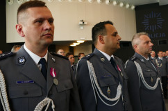Galeria zdjęć z obchodów Święta Policji w Komendzie Wojewódzkiej Policji w Katowicach /fot. A. Kucharzewska/