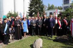 Galeria zdjęć z obchodów w Jastrzębiu-Zdroju z udziałem premiera Mateusza Morawieckiego oraz wojewody Jarosława Wieczorka /fot. A. Karendał/