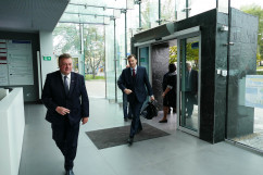 Spotkanie dotyczące współpracy polsko-czeskiej w dziedzinie afrykańskiego pomoru świń/fot. B. Półrolnik