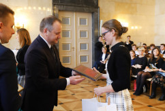 Galeria zdjęć z finału konkursu „Pocztówka na sto lat – moja Niepodległa” oraz wernisażu prac /fot. Anna Karendał/