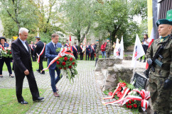 Zdjęcia z uroczystości w związku z 39. rocznicą strajku w tarnogórskim FAZOSie /fot. A. Karendał/