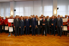 Fotorelacja z uroczystości w Centralnej Stacji Ratownictwa Górniczego w Bytomiu z udziałem Premiera Mateusza Morawieckiego/fot. I. Matuszewska