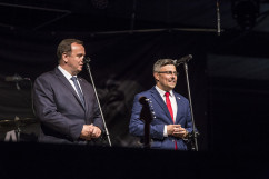 Zdjęcia z nocnego zwiedzania Śląskiego Urzędu Wojewódzkiego (fot. Astashow Studio/ŚUW)
