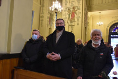 Wicewojewoda Robert Magdziarz podczas mszy świętej /fot. B. Półrolnik/