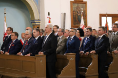 Galeria zdjęć z obchodów powstania NSZZ „Solidarność” oraz rocznicy pierwszego na Górnym Śląsku strajku w fabryce „Fazos” w Tarnowskich Górach /fot. A. Karendał/