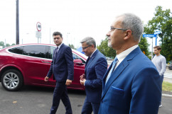 Galeria zdjęć ze spotkania z ministrem Jerzym Kwiecińskim w Orzeszu /fot. M. Makowiecki/