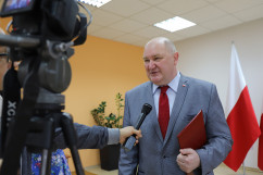Wiceminister rodziny Stanisław Szwed z wizytą w Śląskiem /fot. A. Księżnik/
