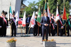 Obchody 41. rocznicy podpisania Porozumienia Jastrzębskiego - przemówienie premiera M. Morawieckiego /fot. A. Księżnik/