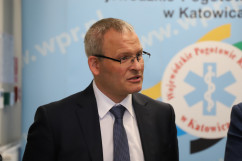 Podpisanie umów na wymianę akceleratora i zakup karetek dla województwa śląskiego /fot. I. Matuszewska/