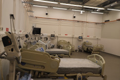 Szpital tymczasowy w Pyrzowicach /fot. I. Matuszewska/