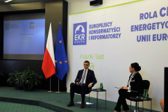 Premier Mateusz Morawiecki przemawia podczas wydarzenia. /fot. A. Herz/