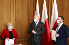 Uroczystość nadania tytułu Aktywnego Seniora 2020 fot. A. Księżnik