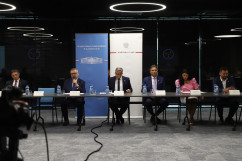 Polsko-Ukraińskie Forum Pracy - wypowiedź wiceministra rodziny i polityki społecznej Stanisława Szweda fot. A. Księżnik