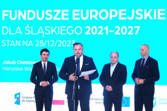 Wojewoda Śląski Marek Wójcik - konferencja 28.12.2023 /fot. Urząd Marszałkowski Województwa Śląskiego