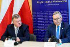 Wiceminister rodziny Stanisław Szwed z wizytą w Śląskiem /fot. B. Półrolnik/