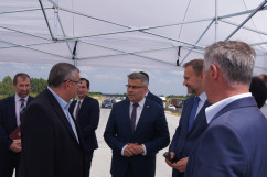 Fotogaleria z uroczystego podpisania umowy na zaprojektowanie i wybudowanie ostatniego brakującego odcinka autostrady A1 w województwie śląskim / fot. I. Matuszewska