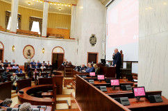 Galeria zdjęć z konferencji nt. Pomników Historii w Sali Sejmu Śląskiego /fot. A. Karendał/