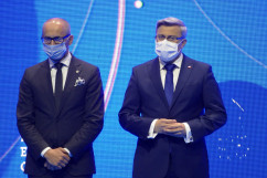 Inauguracja Europejskiego Kongresu Gospodarczego - Wojewoda Śląski i Przewodniczący GZM /fot. A. Księżnik/