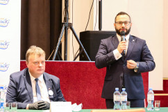 Spotkanie z przedsiębiorcami i samorządowcami w Bobrownikach /fot. B. Półrolnik/