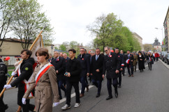 Pochód uczestników uroczystości/foto: ŚUW