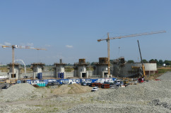 Galeria zdjęć ze spotkania i wizyty na placu budowy zbiornika przeciwpowodziowego Racibórz Dolny /fot. A. Kucharzewska/