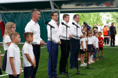 Wizyta premiera Mateusza Morawieckiego w Szkole Mistrzostwa Sportowego w Tychach /fot. A. Kucharzewska/