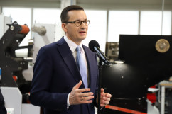 Premier Mateusz Morawiecki z wizytą w firmie Marco w Gliwicach /fot. I. Matuszewska/