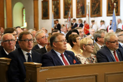 Galeria zdjęć z obchodów powstania NSZZ „Solidarność” oraz rocznicy pierwszego na Górnym Śląsku strajku w fabryce „Fazos” w Tarnowskich Górach /fot. A. Karendał/