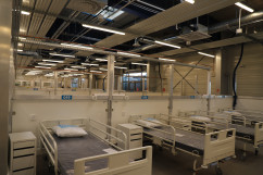 Szpital tymczasowy w Pyrzowicach /fot. I. Matuszewska/