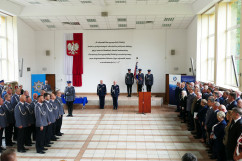 Zdjęcia z uroczystych obchodów 20-lecia powstania Szkoły Policji w Katowicach z udziałem I wicewojewody śląskiego /fot. Anna Herz/